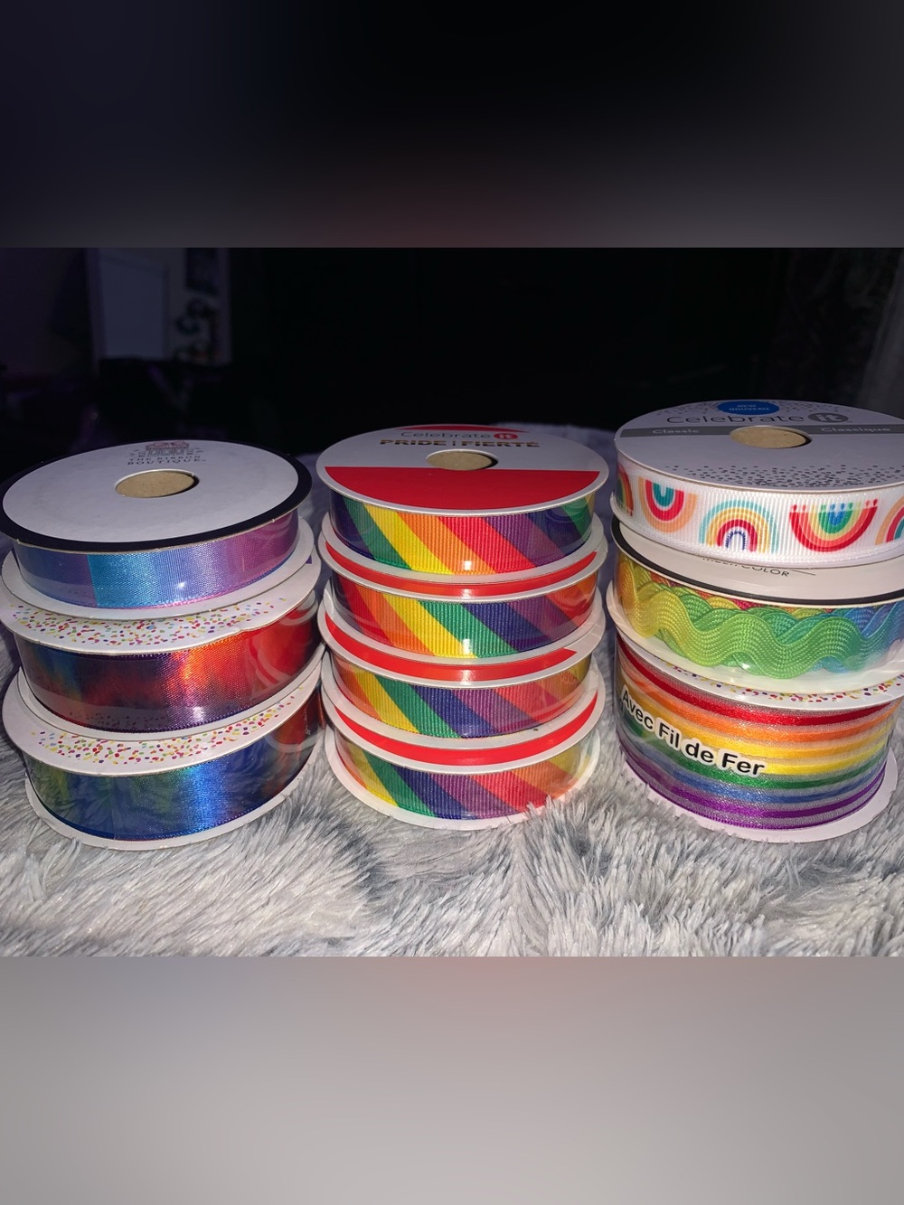 Brand New Lot of Rainbow Ribbon